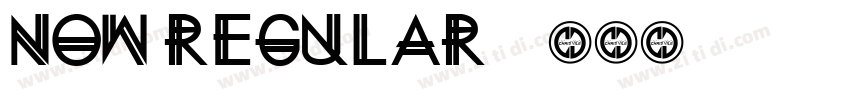 Now Regular字体转换